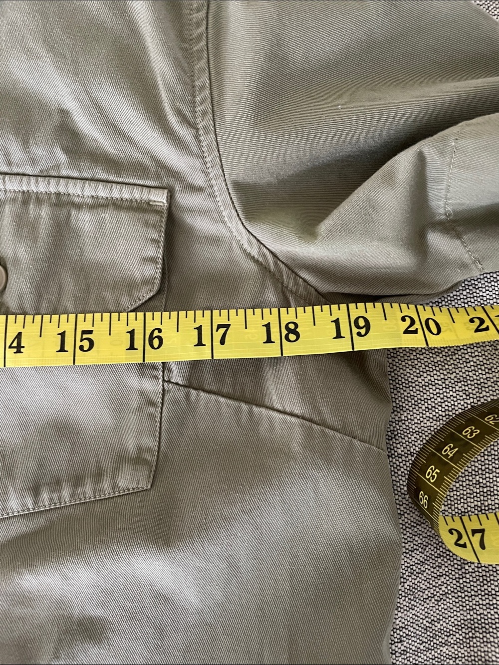 Toast UK Olive Camp Shirt UK size 10 - Picture 5 of 7